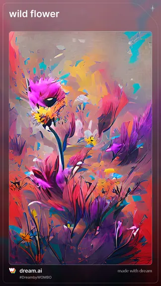 Wild flowers (Artificial Intelligence, AI)